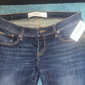 Abercrombie & Fitch Blue flare inseam 33 mid rise